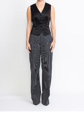 FREY｜TR090 BLACKPOOL trousers [ 黑条纹 ]