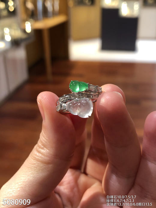 5080909，葫芦戒指。具体价格微信咨询 商品图0