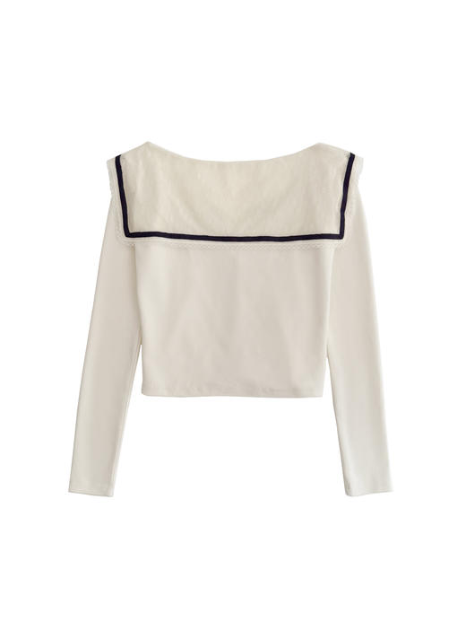 Kaiy Xiao 魔法航海系列 蕾丝海军领开衫（包括蝴蝶结） 商品图4