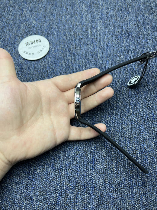 百达翡丽海底探险者系列 银手雷 PP5167 "黑毒液手雷"改装表 男士腕表 商品图5