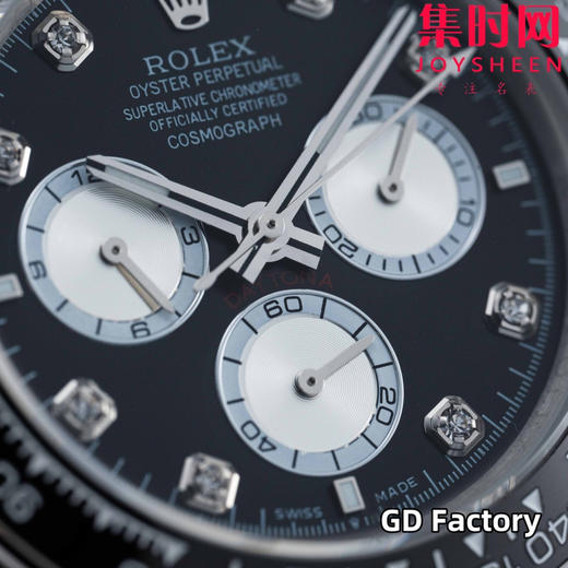 亲民版 劳力士宇宙计型 包边陶瓷圈 新款迪通拿系列 黑陶迪 黑盘钻面 男士腕表 商品图5