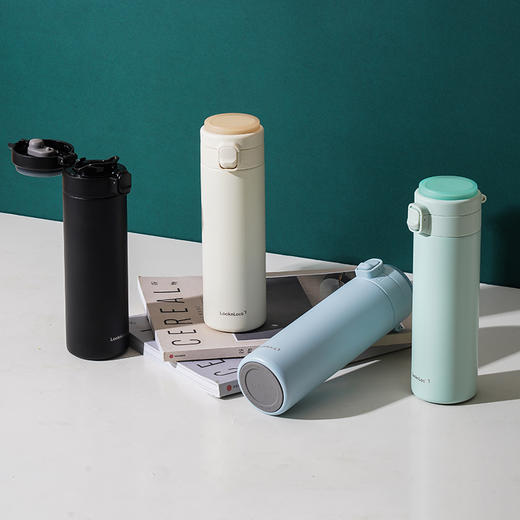 乐扣乐扣（LOCK&LOCK）新款弹盖保温杯 316L不锈钢 保温保冷 LHC3101 商品图5