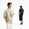 CHINISM赤尘 古巴领休闲短袖衬衫男2025夏季免烫上衣半袖简约衬衣 商品缩略图4