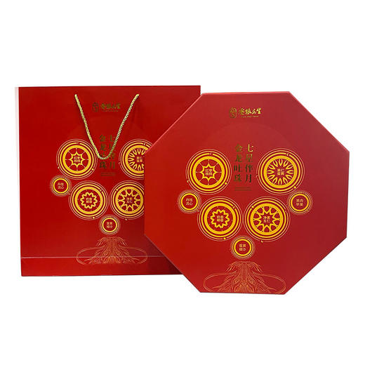 枣粮先生 金龙吐珠七星伴月礼盒 8块/盒 840g/盒 商品图4