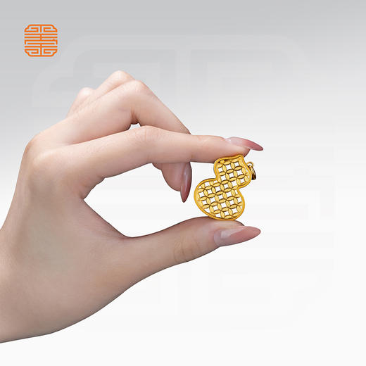 玺匠金铺《足金有福有钱》足金9999黄金吊坠 吉祥饰品挂件 商品图5