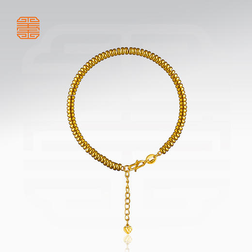 玺匠金铺《足金钱串》足金9999黄金手链 吉祥饰品 商品图1