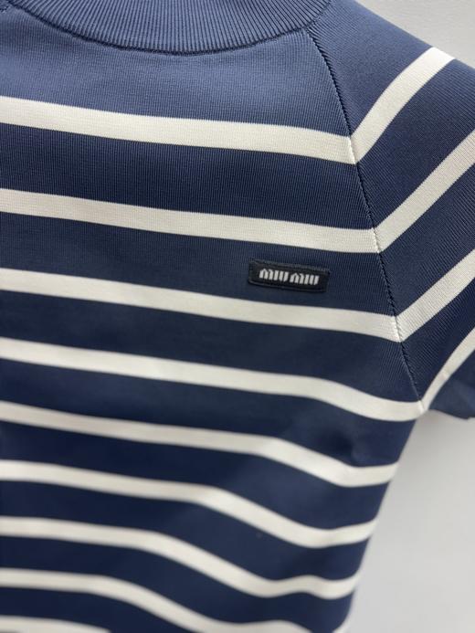 女款条纹短袖针织衫017 商品图2