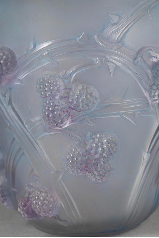 独角鹿西洋古董 法国顶级水晶工坊莱俪LALIQUE设计出品「MURES 黑莓」 商品图2