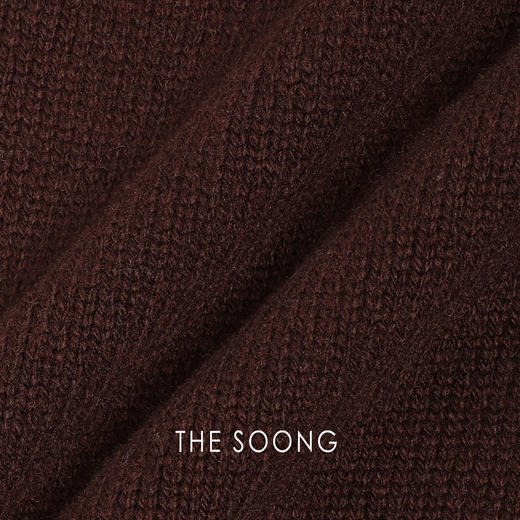 THESOONG|100%进口澳大利亚绵羊毛圆领毛衣HWMY7890 商品图1
