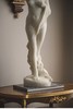独角鹿西洋古董 1900年代墨西哥雕塑家Jesús Fructuoso Contreras签名创作女性人物主题卡拉拉大理石雕塑《觉醒》 商品缩略图3
