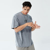 CHINISM 花灰色经典短袖t恤男潮牌欧美高街基础水洗做旧简约半袖 商品缩略图2