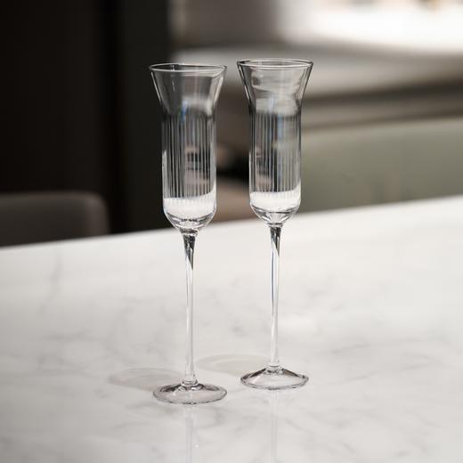 絮雨手刻水晶香槟杯套装 RESONG日诵家居 酒杯礼品 商品图6