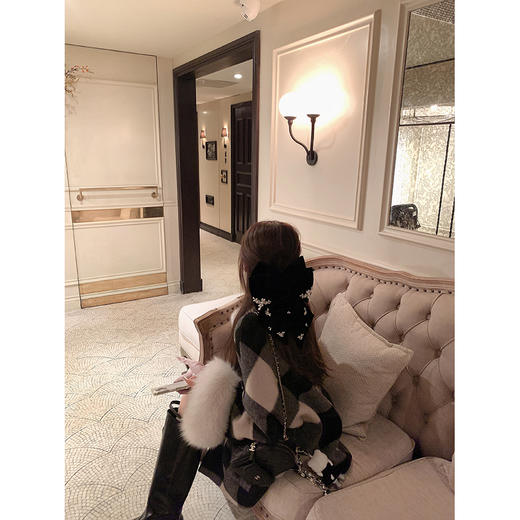 金蘑菇菇  又见伦敦甜心 / 复古英式狐狸袖口大衣 商品图3