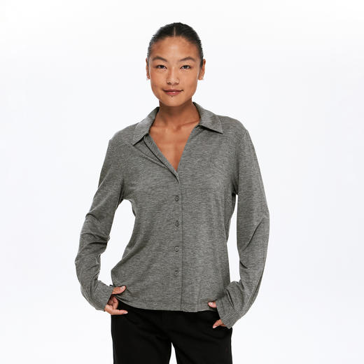 oneupV领羊毛针织衬衫 商品图2