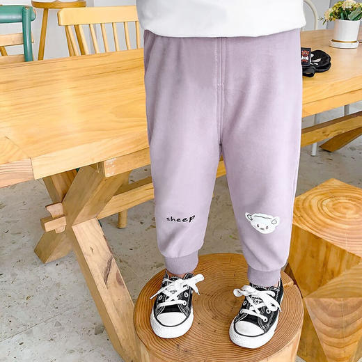 【秋季上新】嘟嘟家女童裤子春秋儿童可爱印花童装宝宝运动裤秋季小童长裤舒适童装 商品图2