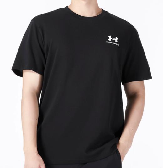 【11.15立冬暖心礼】安德玛男士UA Logo Embroidered Heavyweight短袖T恤1373997-001 商品图0