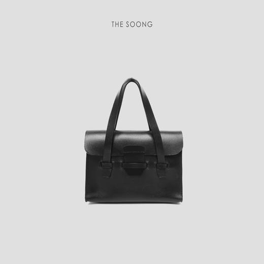 THESOONG|"公文包"天然树膏皮手工推线油边肌理感手提包HWBB7263 商品图0