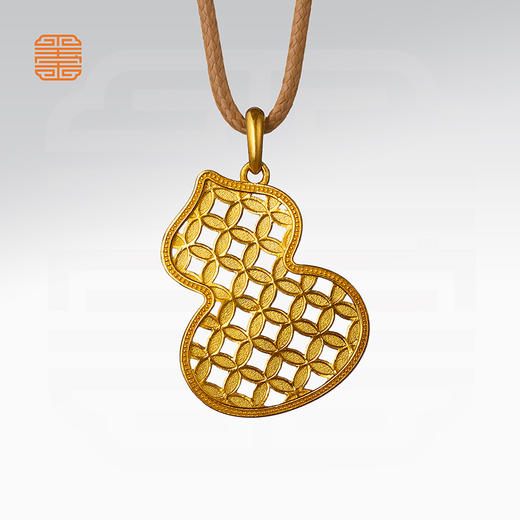 玺匠金铺《足金有福有钱》足金9999黄金吊坠 吉祥饰品挂件 商品图1