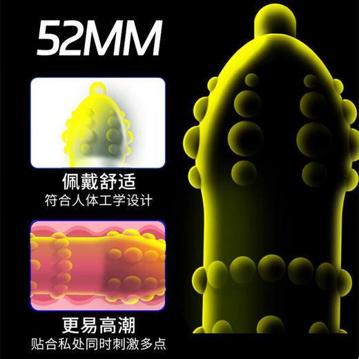 名流避孕套男用持久大颗粒玻尿酸安全套女性快潮猫舌情趣狼牙套套bytt 快感SPA大颗粒全体验40只 商品图5