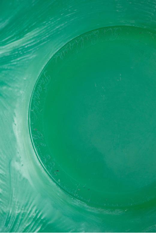 【已售】独角鹿西洋古董 法国顶级水晶工坊莱俪LALIQUE设计出品「Formose 锦鲤」主题绿色欧泊水晶花瓶摆件 商品图5