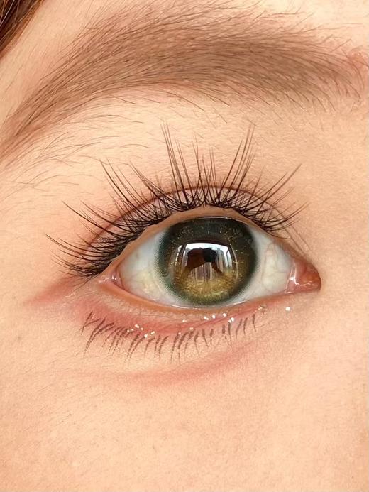 LEENSCOLOR半年抛美瞳 碎钻棕绿 14.5mm 商品图0