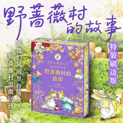 【特装刷边版】野蔷薇村的故事20世纪田园画风图画书巅峰之作 商品图0