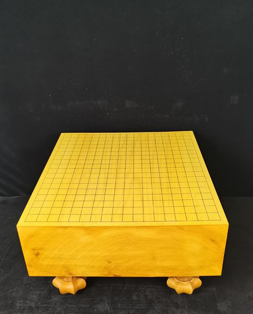 围棋界的天才棋士【吴清源】签名日本产本榧五寸带脚围棋盘 商品图3