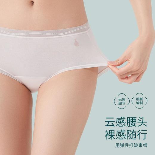 洁丽雅女士内裤新款裆夏薄款抗菌三角短裤柔软透气底裆棉内裤 商品图1