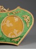 独角鹿西洋古董 19世纪末法国出品路易十五风格天使迎花主题铜鎏金精雕装饰绿丝绒双子相框 商品缩略图3