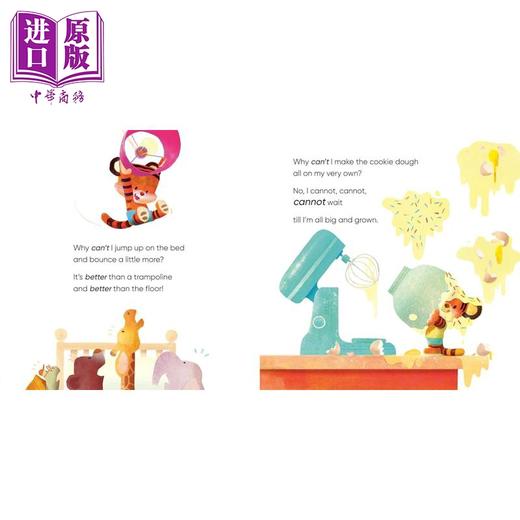 【中商原版】小老虎说为什么我不能 Steve Small Tiny Tiger says Why Can't I 英文原版 亲子绘本 儿童图画故事书 进口童书 商品图2