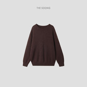 THESOONG|100%进口澳大利亚绵羊毛圆领毛衣HWMY7890