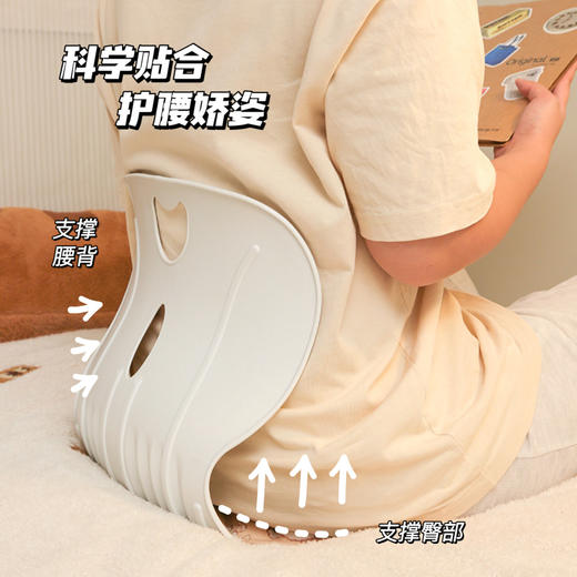 【儿童成人坐姿矫正椅子】坐垫靠背一体 人体工学座椅靠垫 护腰久坐神器  商品图2