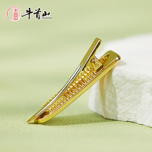 牛首山文创春日菩提·发夹国风边夹简约轻奢百搭南京旅游纪念品 商品图3