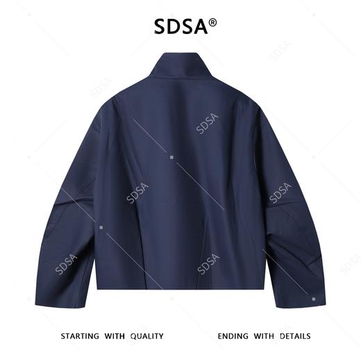 OAS913SDSA男士秋冬新款痞帅男装潮牌短款多口袋立领拉链夹克时尚百搭 商品图5