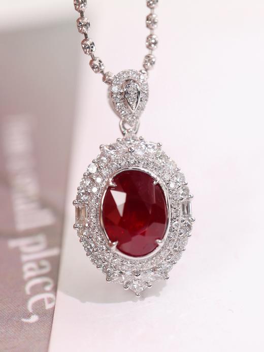 3.16ct刻面红宝石吊坠 商品图3