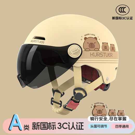 新国标3C认证头盔 电动车头盔秋新款电瓶车帽男士四季款通用 商品图6