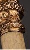 独角鹿西洋古董 1903年美国出品古典卷叶主题铜鎏金精雕杖柄装饰天然材质杖身定制赠礼款古董手杖 商品缩略图3