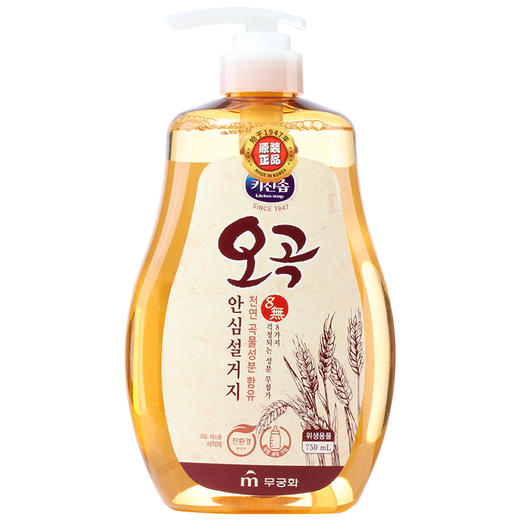 韩国無瑾花餐具清洁剂 (安心谷物）750ml 洗洁精 商品图0
