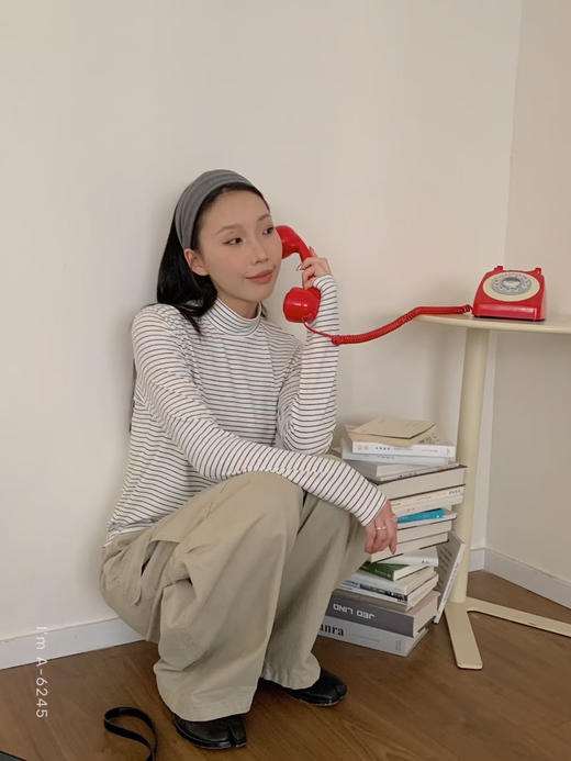 送项链！2025秋新款！糯糯小高领自由T长袖 休闲打底秋冬叠穿百搭外穿上衣女 商品图7