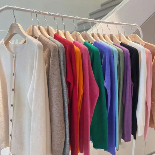 任选2件-30元 【100%美利奴羊毛】衣本素 【无缝一体织造】羊毛开衫 多色可选 商品图2