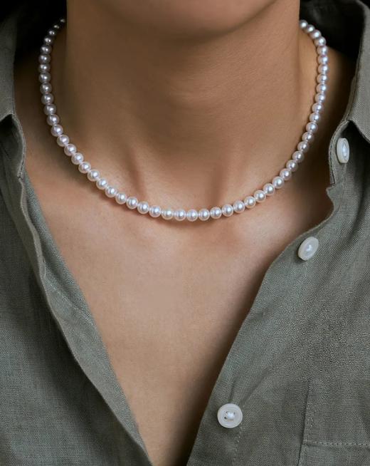 伽罗JALO 5-5.5mm 高等级淡水珍珠项链 商品图0