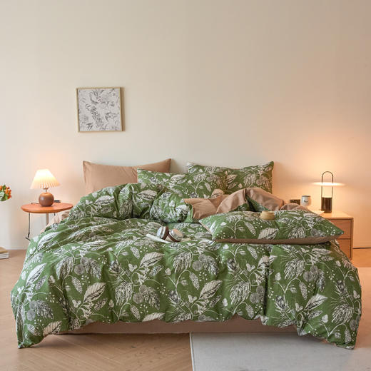 百丽安娜全棉磨毛欧美复古系列四件套 商品图0