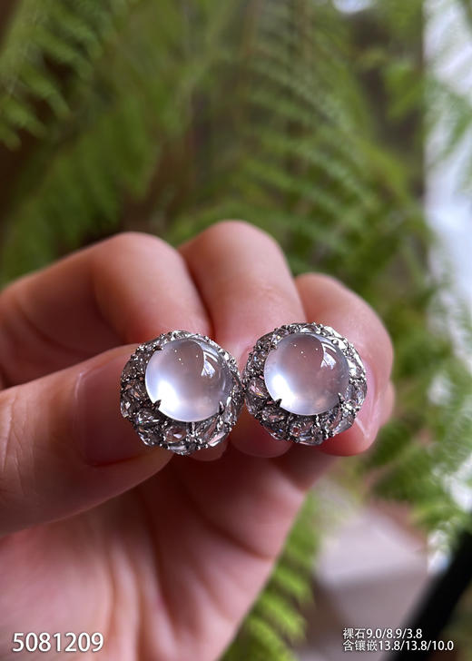 5081209，蛋面耳钉。具体价格微信咨询 商品图0