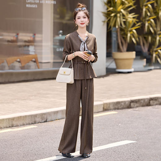 HR SNX3172韩版设计感小香风套装 商品图2