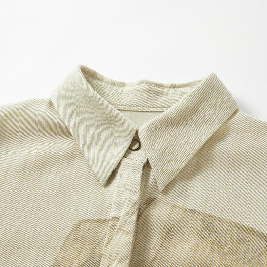 谜底印花连衣裙长袖2025冬季新品复古艺术浪漫中长裙女254ML1638 商品图3