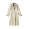 谜底羊毛呢长大衣长袖2025年冬季新品正反异色翻驳领女254MD1480 商品缩略图4