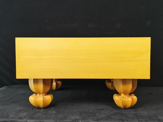 围棋界的天才棋士【吴清源】签名日本产本榧五寸带脚围棋盘 商品图5