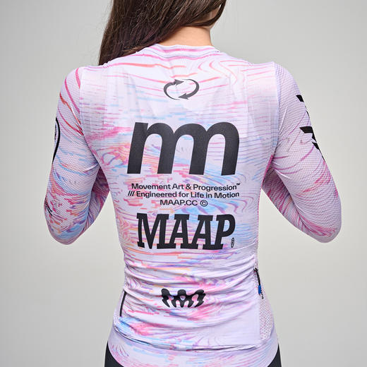 MAAP 女士 Chroma系列 Pro Air 3.0 旋风紫 长袖骑行服 商品图4
