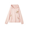 谜底连帽卫衣长袖2025冬季新品棉质粉色绣花宽松百搭女254MV1608 商品缩略图4