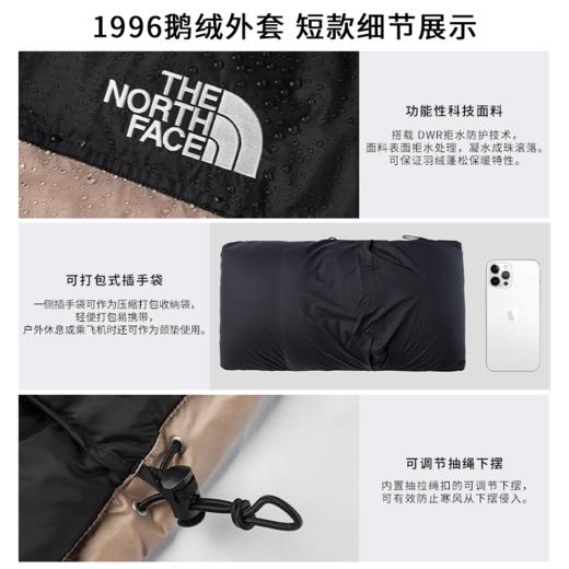 【北面1996 Nuptse经典款羽绒服】超值清仓福利！时尚大牌联名款，DWR科技面料，专业防护设计，保暖防风，畅享舒适寒冬！ 商品图5